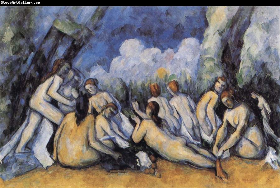 Paul Cezanne Les grandes Baigneuses